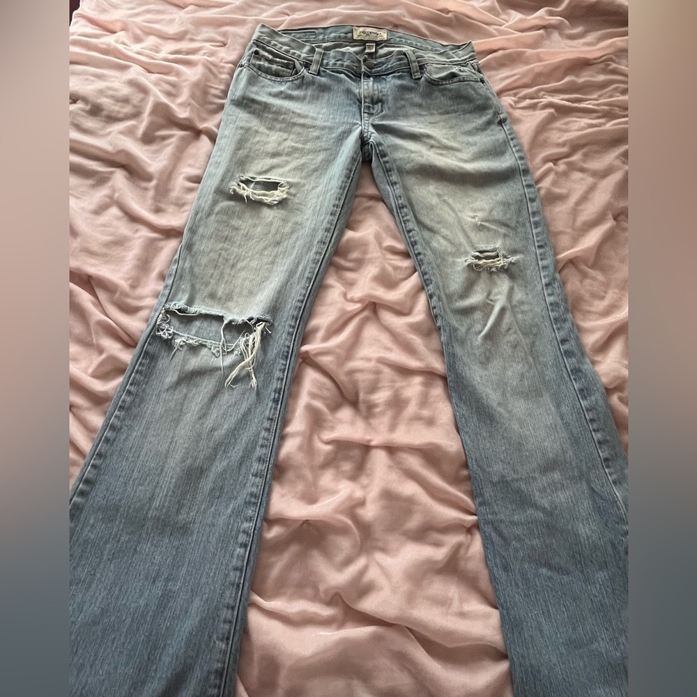 Abercrombie and Fitch y2k 2000s Low-Rise Bootcut Jeans